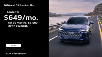 Front view of a New Audi Q5