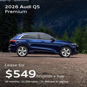 front facing 2026 Audi Q5 Premium parked