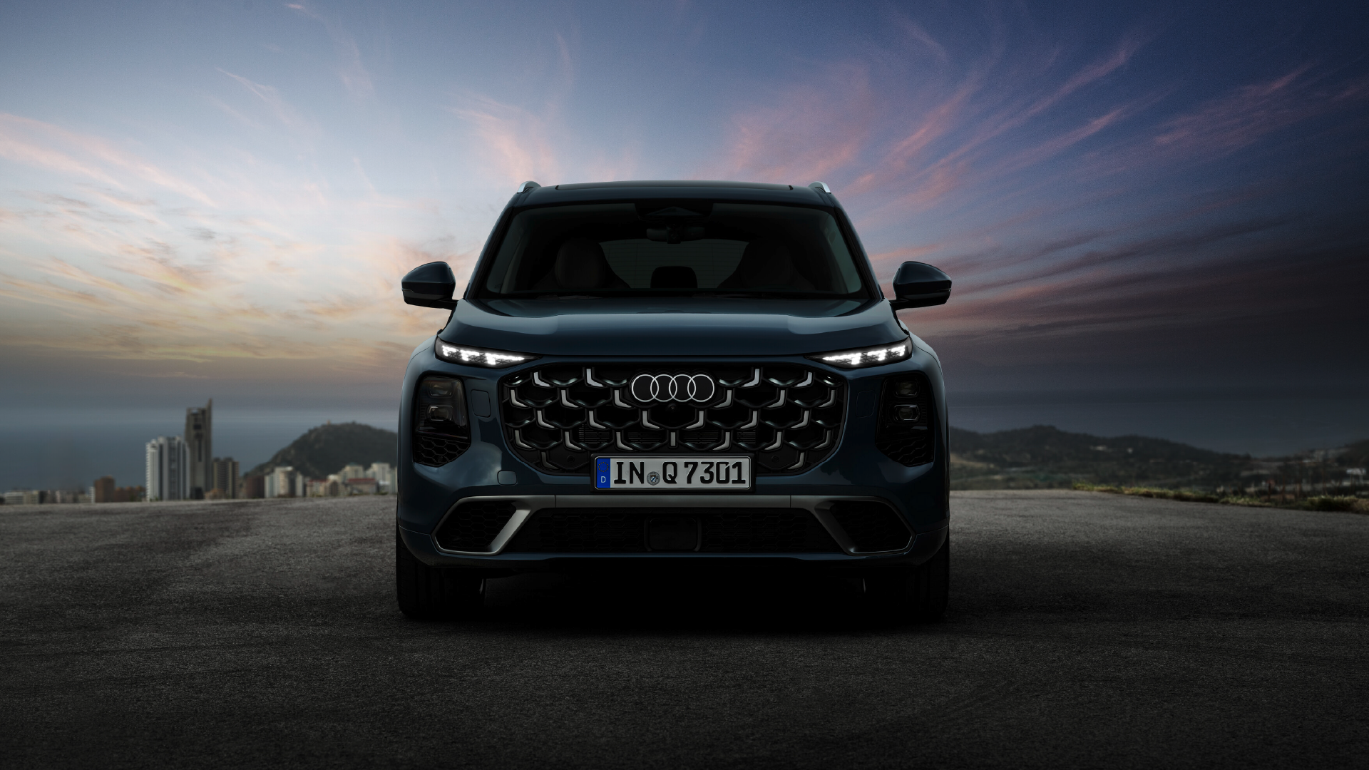 Hero image of all-new 2027 Audi Q7