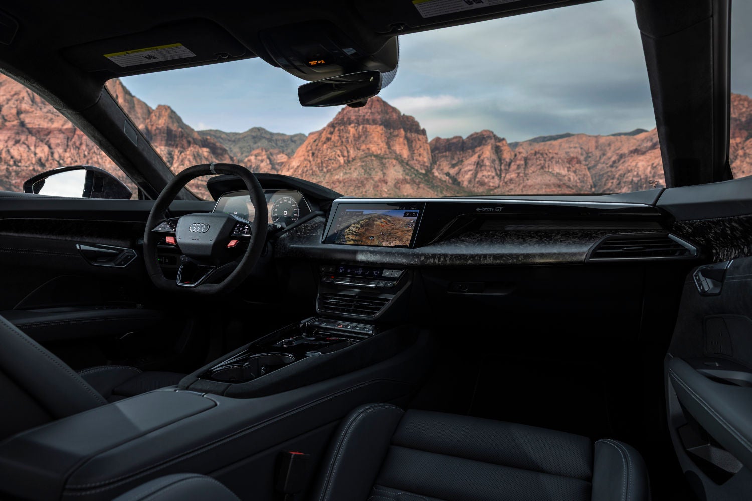 The interior of the 2026 Audi RS e-tron GT