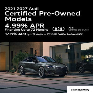 2021-2027 Audi Certified Pre-owned Models Offer