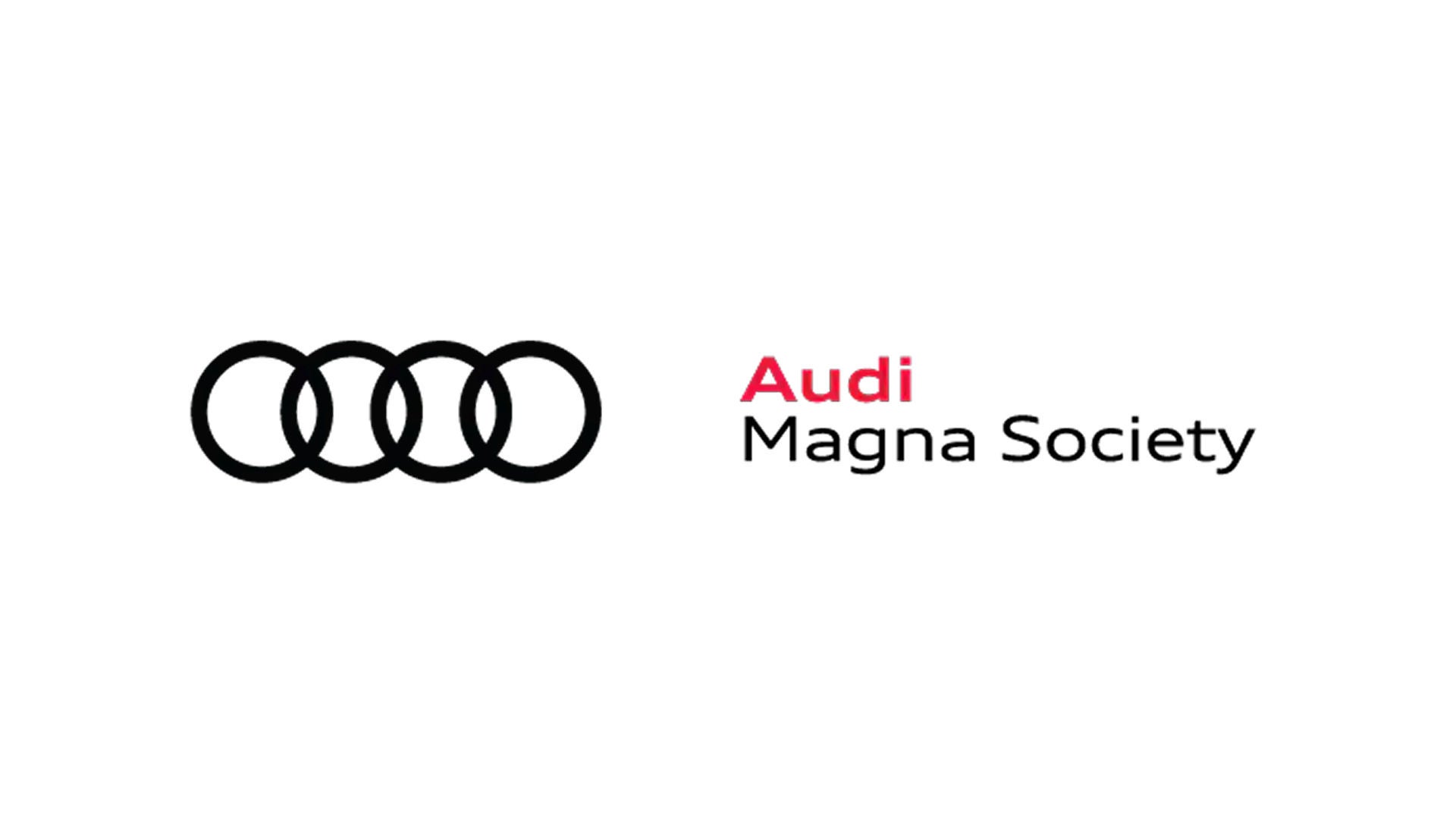 Audi Magna Society logo.