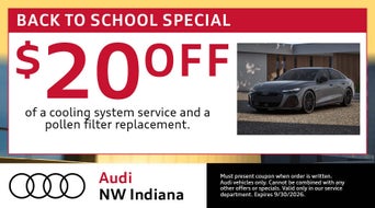 $20 Off of a cooling system service and a pollen filter replacement