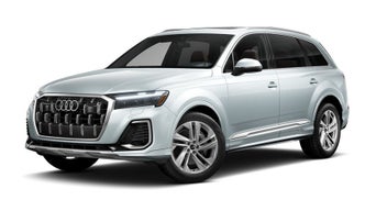 3/4 side view of the Audi Q7.