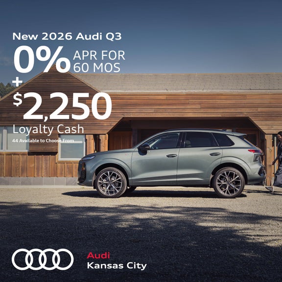 New 2026 Audi Q3 3.99% APR for up to 60 mos 44 Available to Choose From