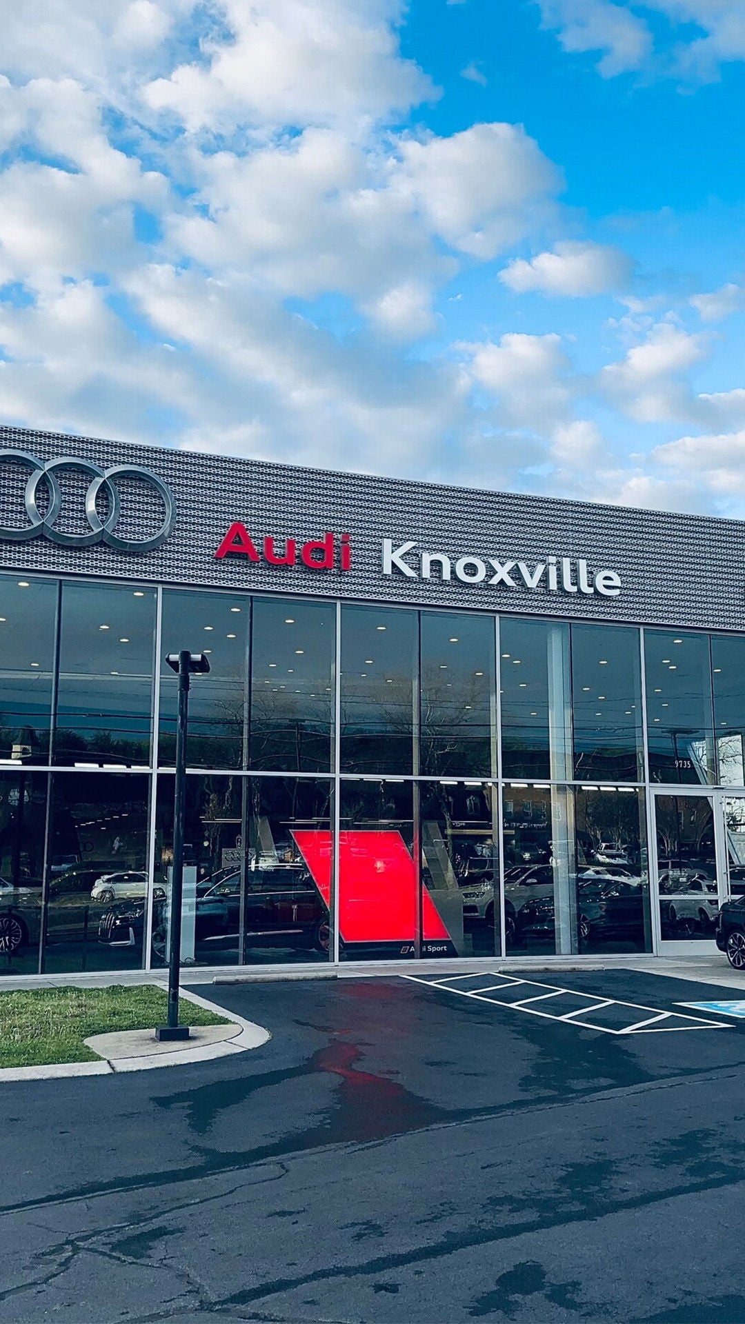 Front view of Audi Knoxville Dealer 