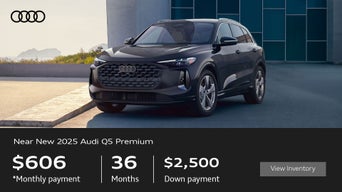 Q5 parked with left facing view