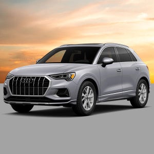 Audi Q3 in a modern room