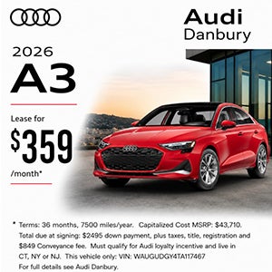 Side view of an Audi vehicle