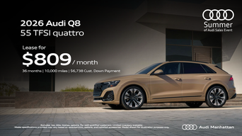 Lease The Audi Q8 in Manhattan NY