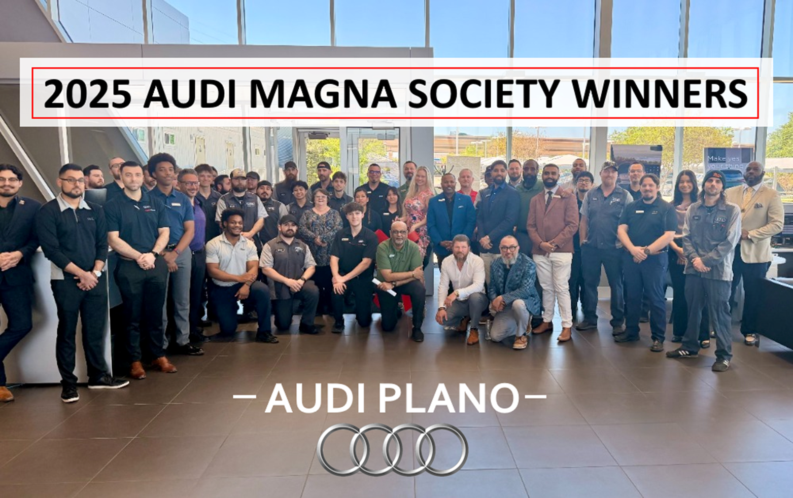 The Audi Plano team.
