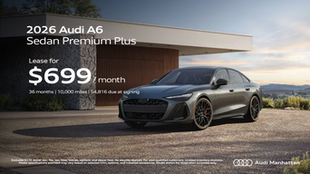 Lease The Audi A6 In Manhattan NY Today