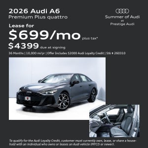 2026 Audi A6 Lease Offer