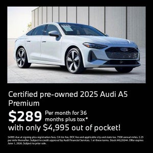 2025 CPO used A5 offer
