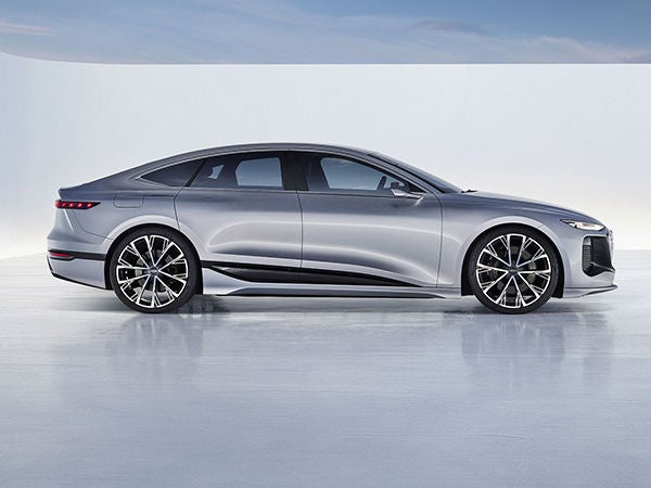 A side view of the Audi A6 e-tron concept. 