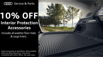 Image of Audi interior. 