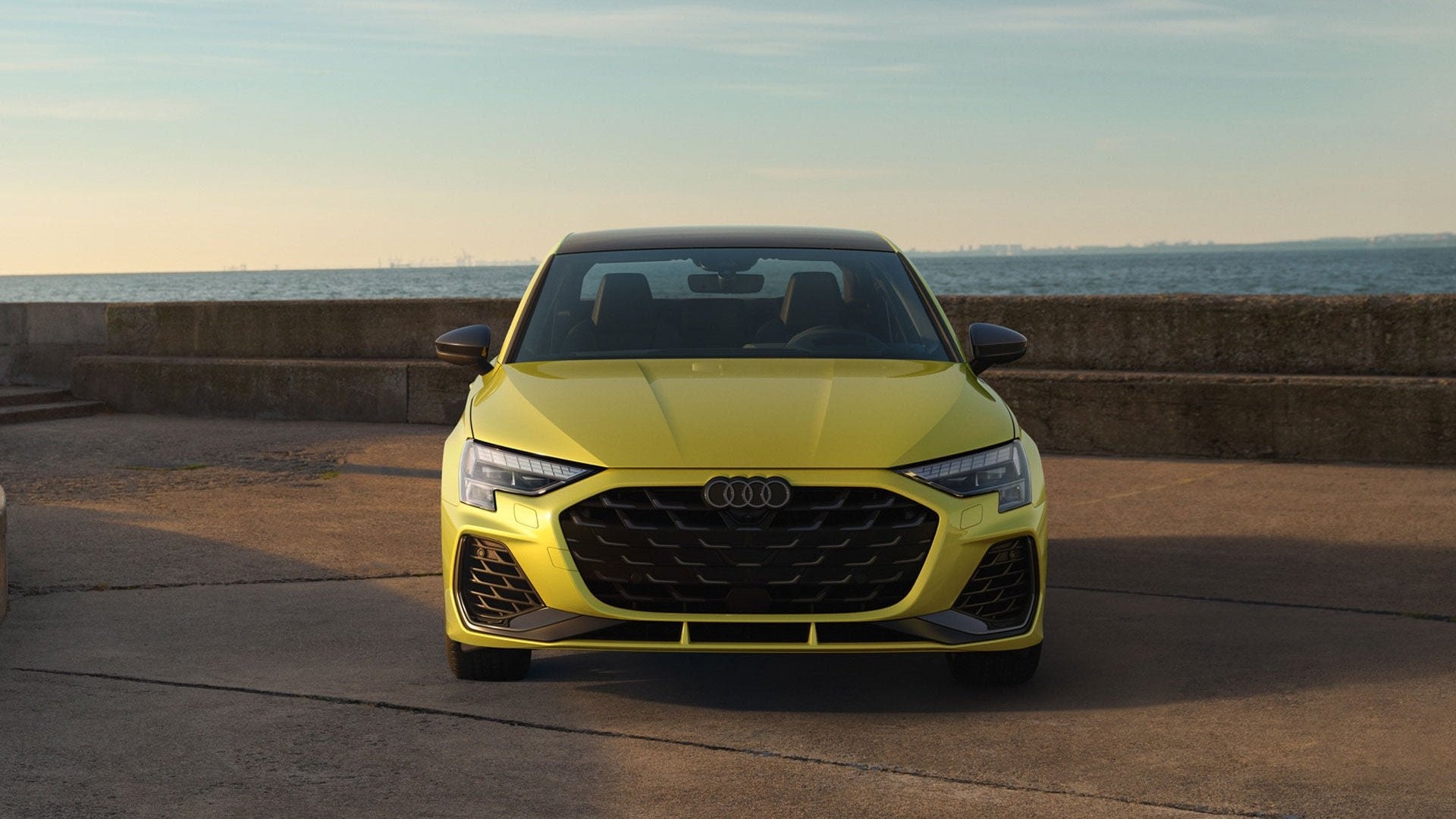 2026 Audi S3 parked, front view.