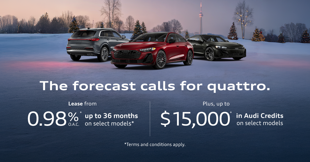 The forecast calls for quattro. 