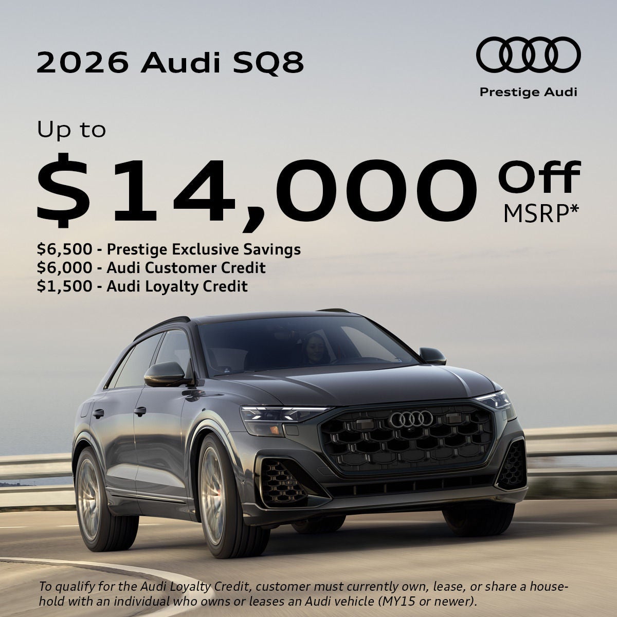 2026 Audi SQ8 Discount Offer