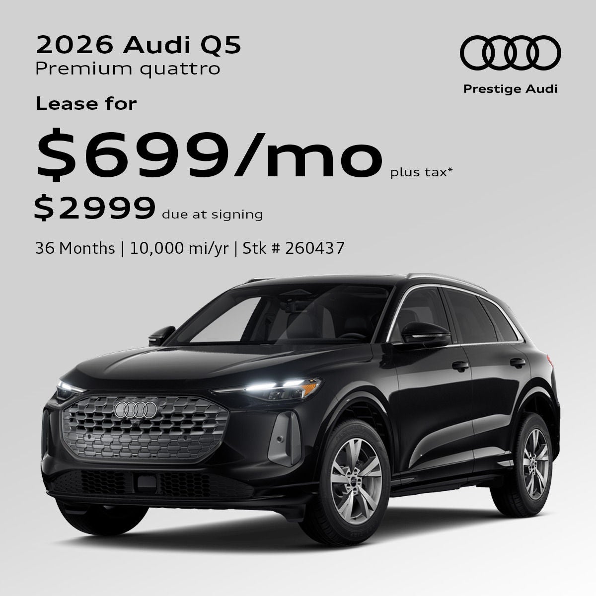 2026 Audi Q5 Lease Offer