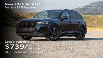 New 2026 Audi Q7 Premium Plus 55 TFSI quattro Lease starting at $739/mo. for 36 mos. $6,365 Down Payment
