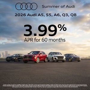 Side View of Audi cars