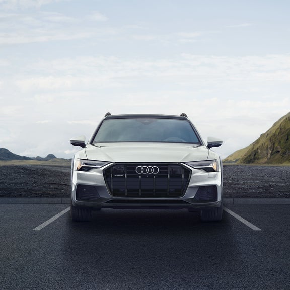 Profil avant de l’Audi A6 allroadᴹᴰ.