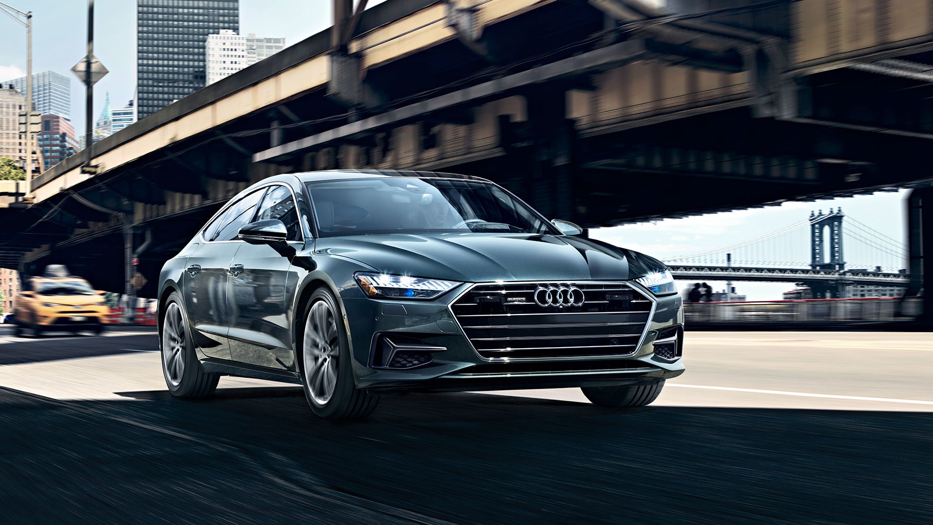 Front grille of the Audi A7
