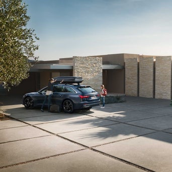 Side view of an Audi A6