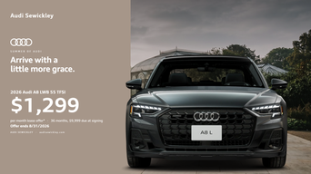 2026 Audi A8 LWB 55 TFSI lease special