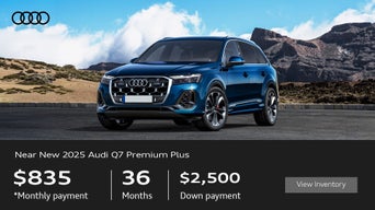 Q7 parked with left facing view