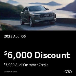 Front view of Q5 driving