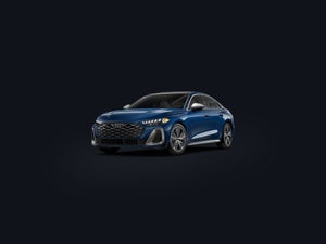 Side view of an Audi S5 parked.