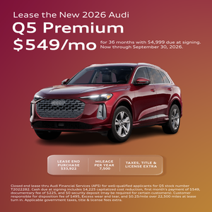 Lease the New 2026 Audi Q5 Premium $549/mo