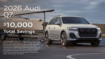 2026 Audi Q7 savings