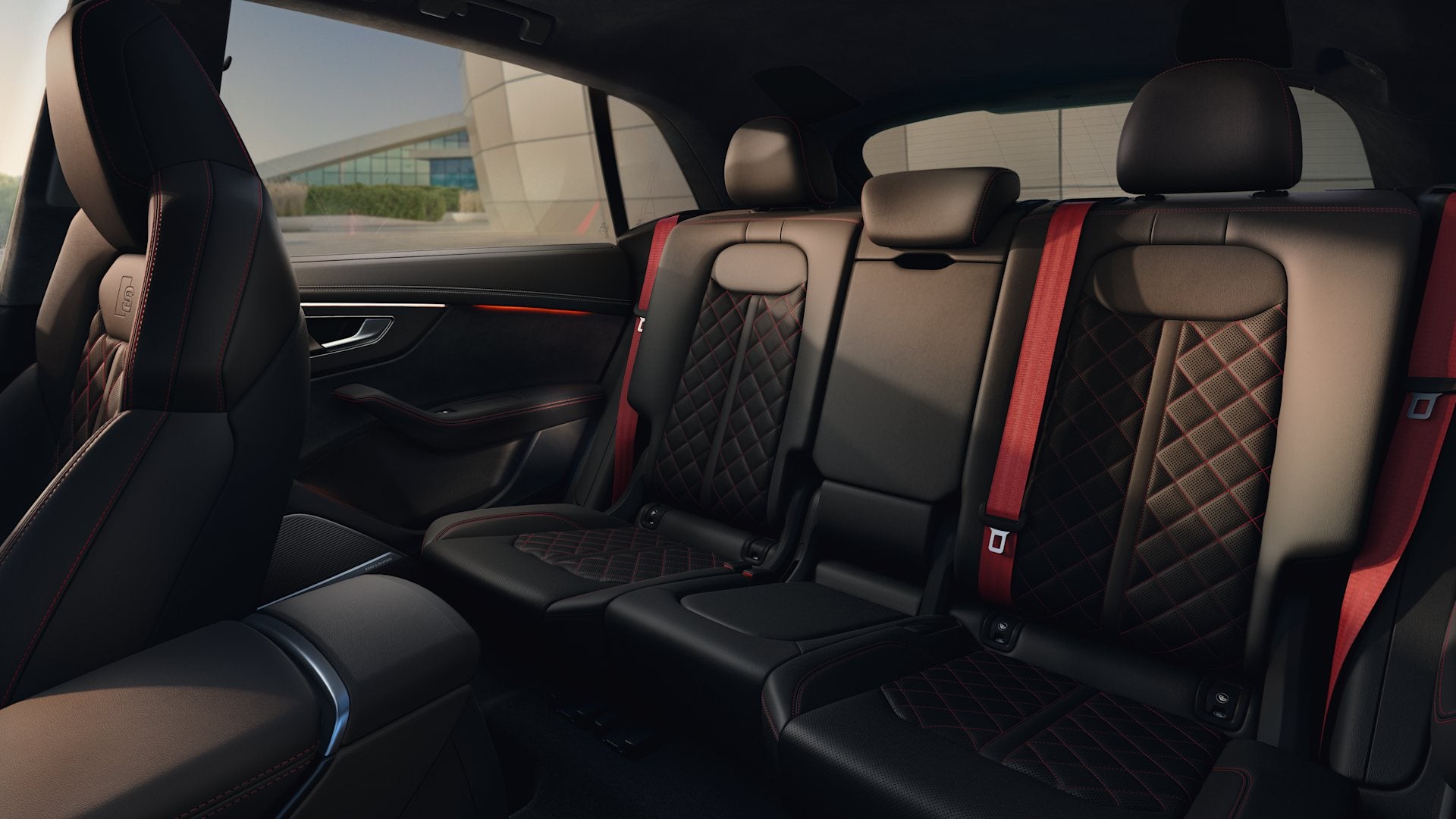 Audi Q8 rear seats.