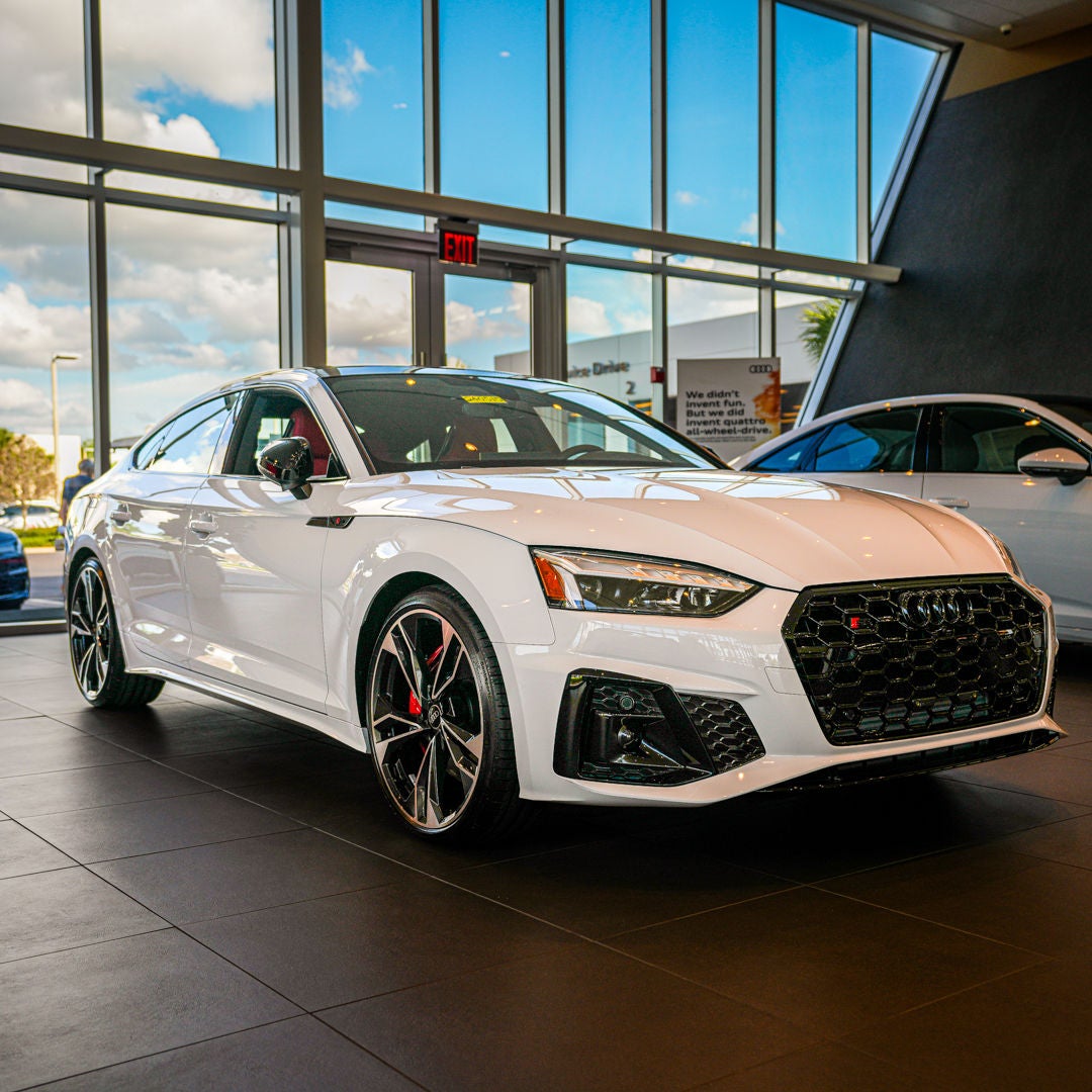 Image of vehicle in showroom