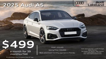 Audi Lakeland offer for a 2025 Audi A5