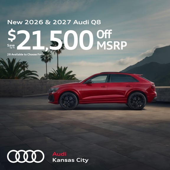 New 2026 & 2027 Audi Q8 Save Up To $21,500 off MSRP 28 Available to Choose From