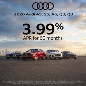 Side View of Audi cars