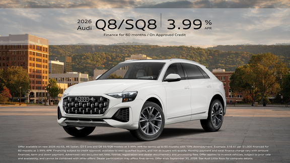 2026 Audi Q8 APR Offer in Little Rock, Arkansas