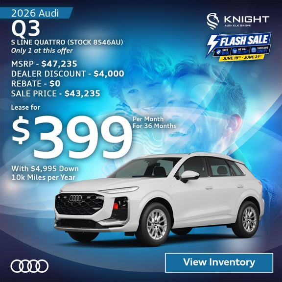 Audi Q3 June Sale