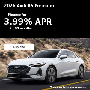 Front View of a new 2026 Audi A5