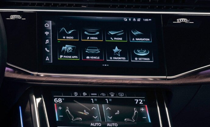 Audi MMI touch response