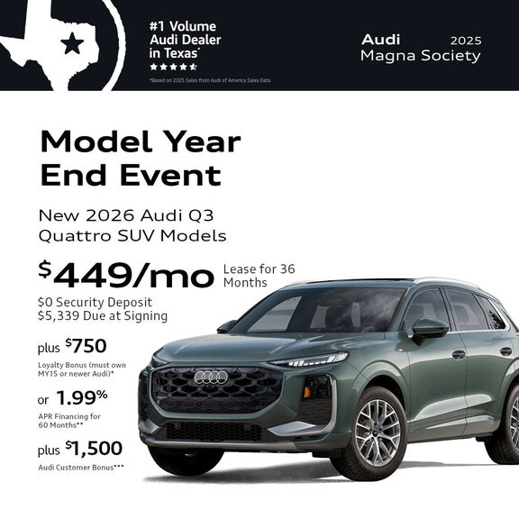 New 2026 Audi Q3 Quattro SUV Models