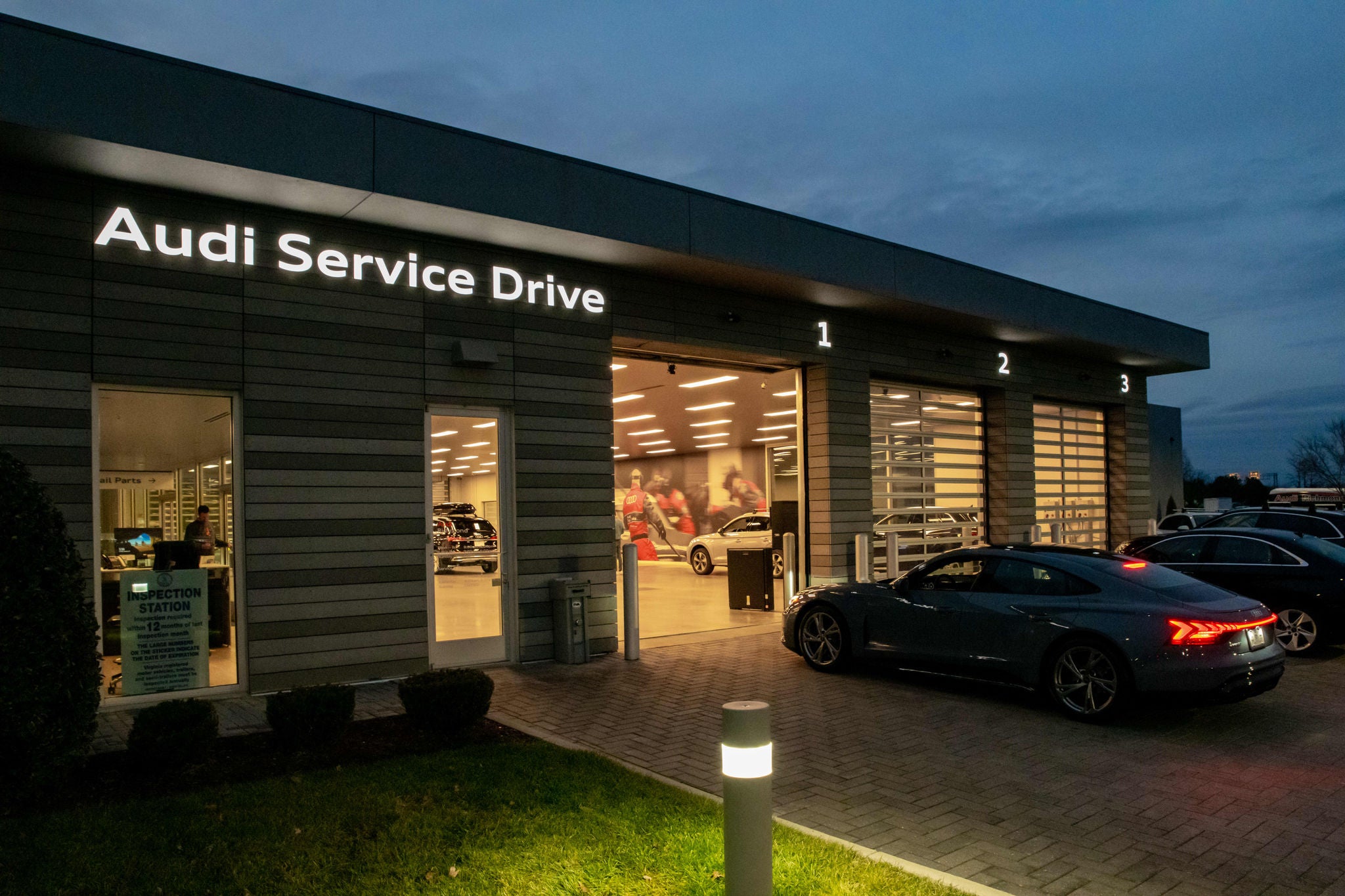 Audi Service Drive Entrance